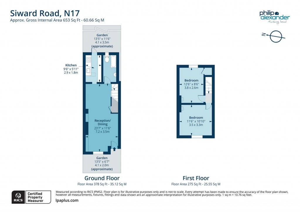 Floorplan for Siward Road, Tottenham, N17