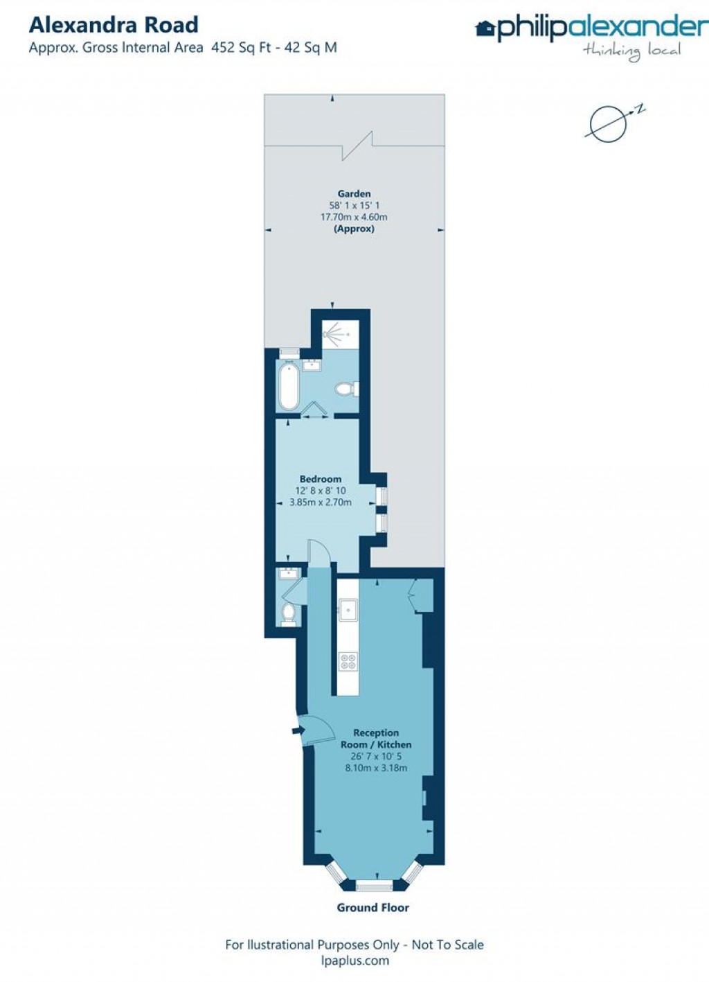 Floorplan for Alexandra Road, Hornsey, N8