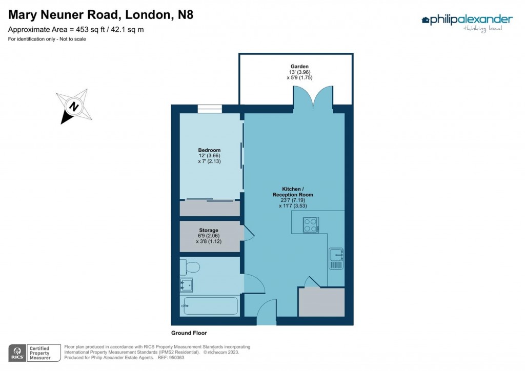 Floorplan for Braeburn Mansions, Clarendon, Hornsey, N8