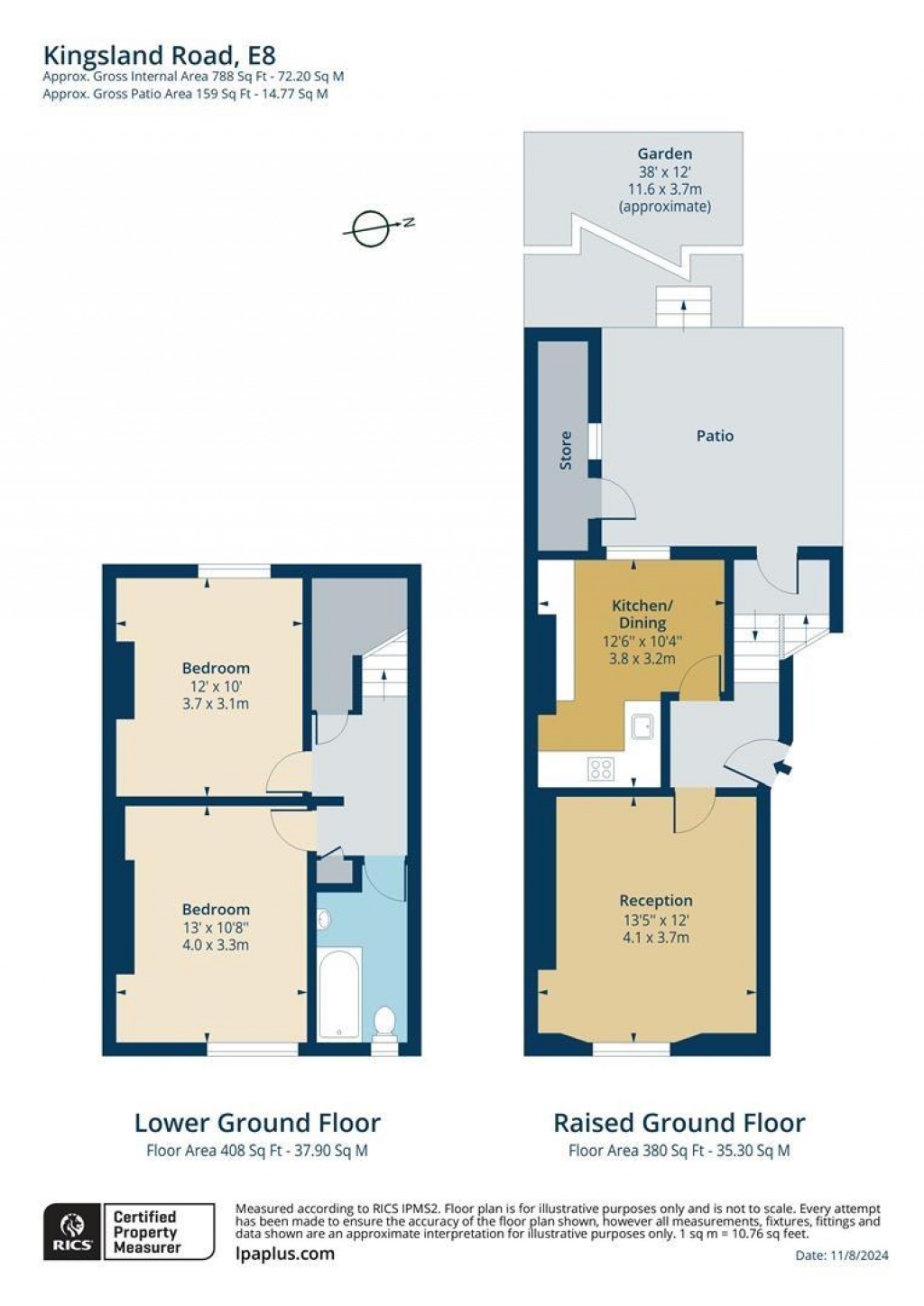 Floorplan for Kingsland Road, Hackney, E8