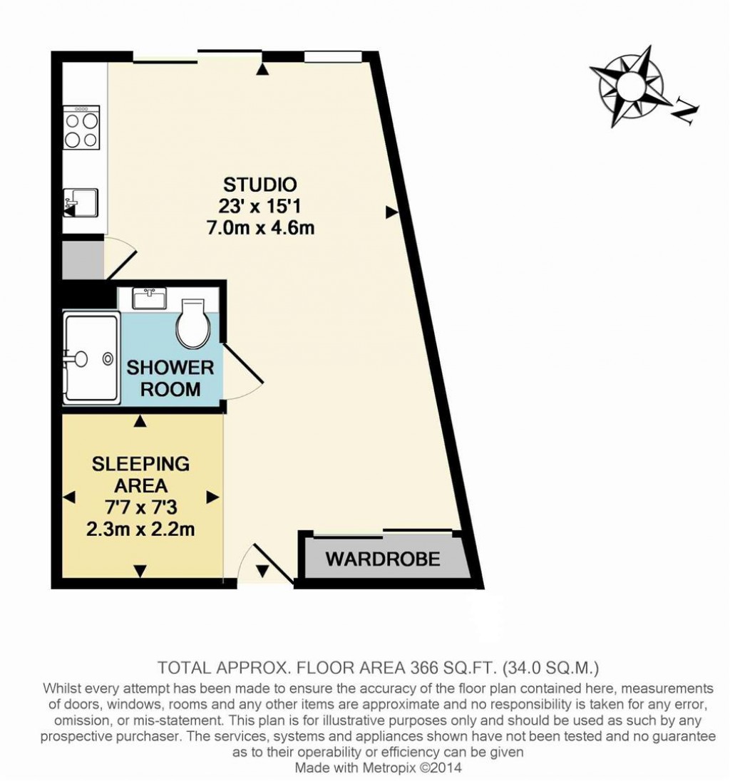 Floorplan for Amazon Apartments, New River Village, Hornsey, N8