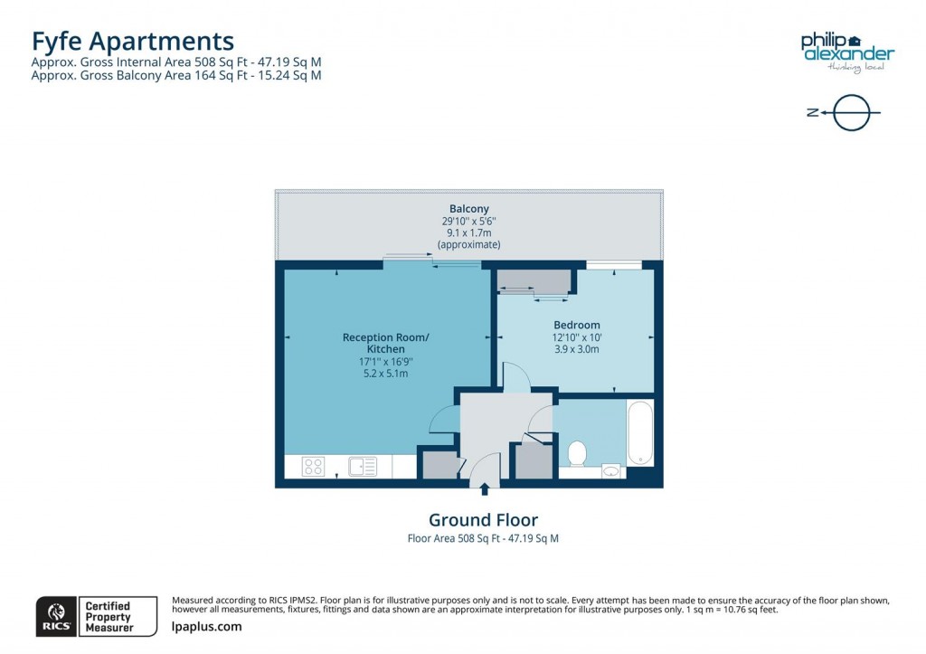 Floorplan for Fyfe House, New River Village, Hornsey, N8