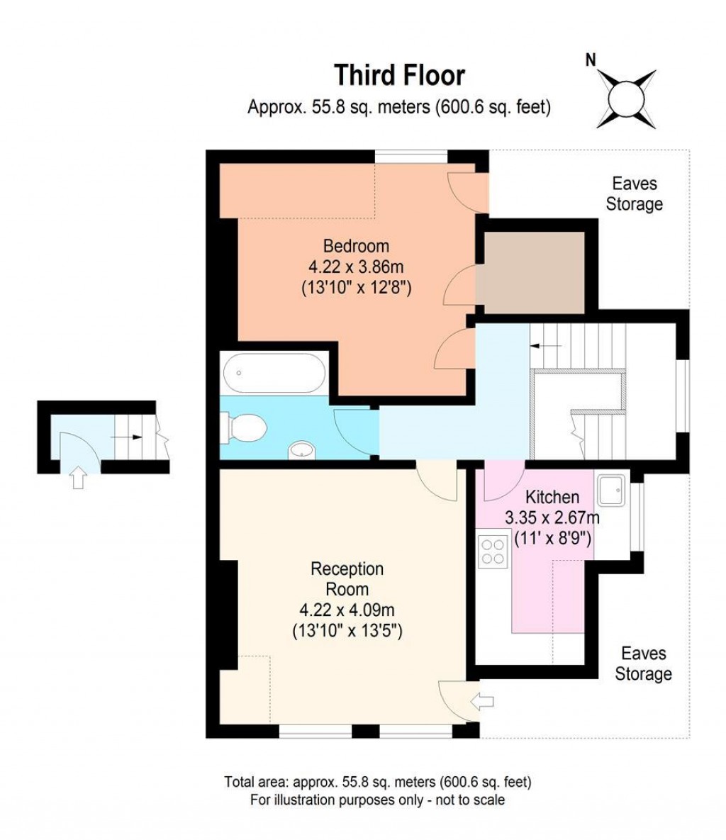 Floorplan for Green Lanes, Islington