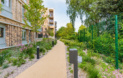 Planted walkways at Alexandra Gate