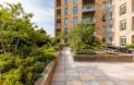 Landscaping around apartment blocks at Alexandra Gate