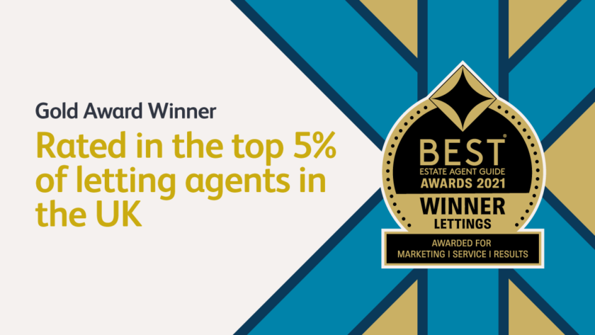 Gold Award Winner for Lettings 2021